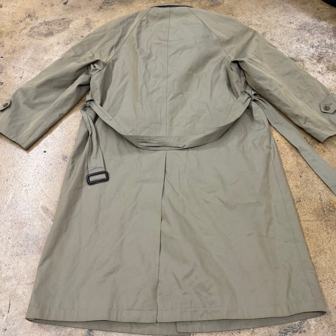 [정품] LANVIN 란방 베이지색 트렌치코트 b16  상품이미지4