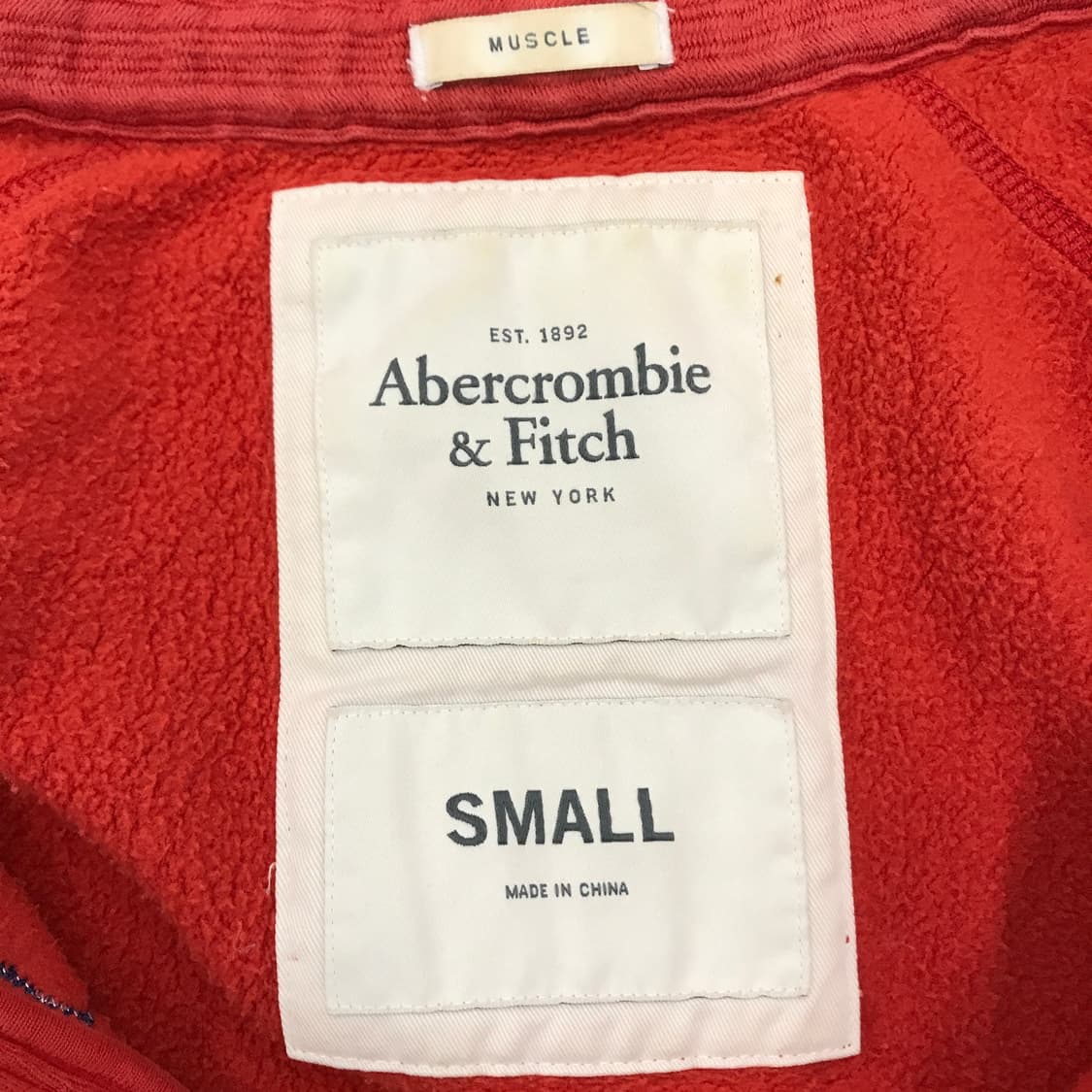 아베크롬비 빈티지 Y2K 오렌지 후드집업 [S] 상품이미지4