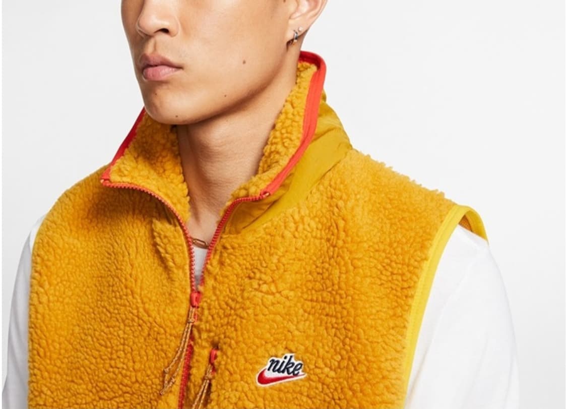 남성L 나이키 쉐르파 셰르파 양털 후리스 뽀글이 조끼 상품이미지3