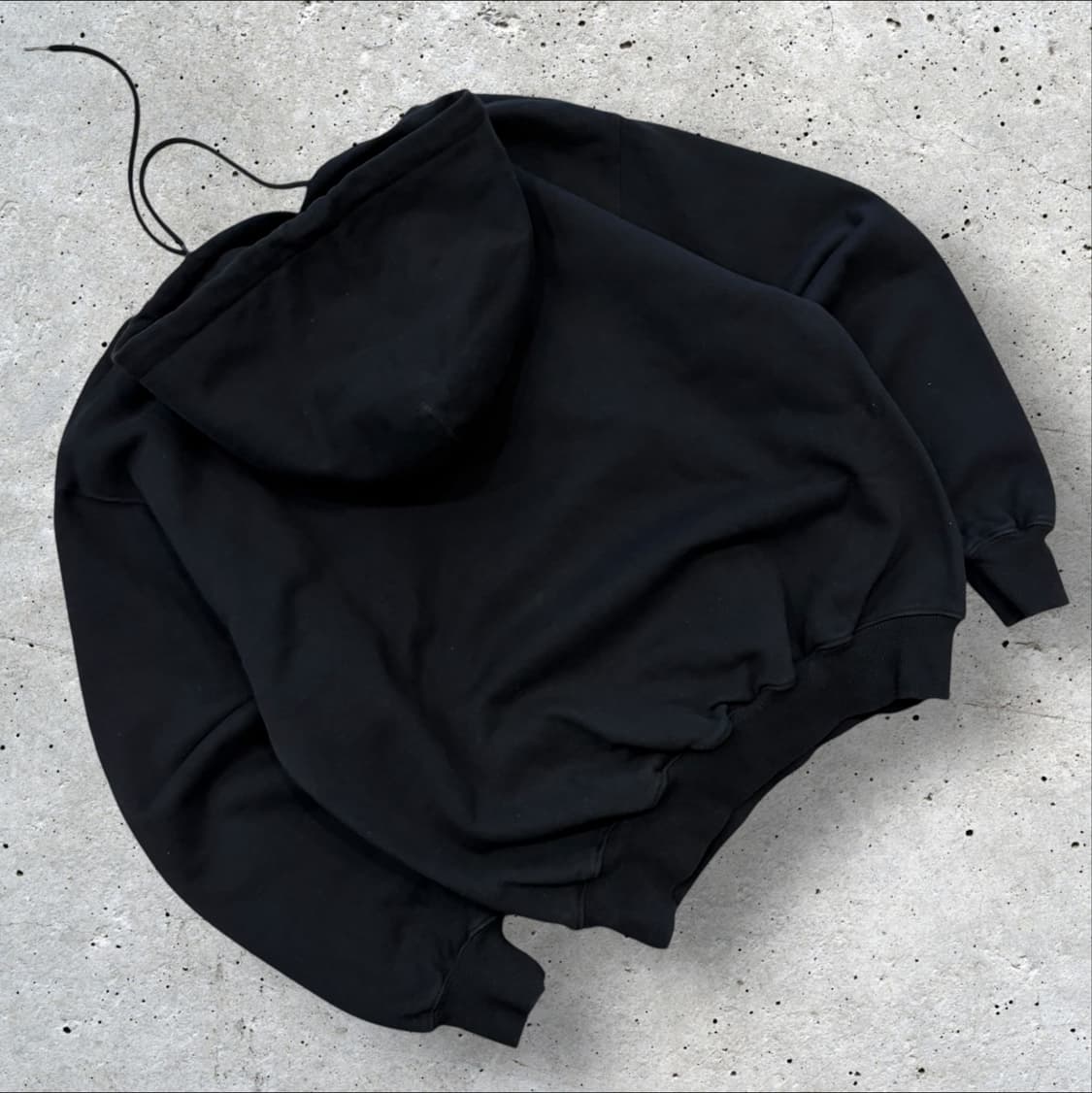 [S] 디스이즈네버댓 블랙 자수 로고 후드티 D282 상품이미지2