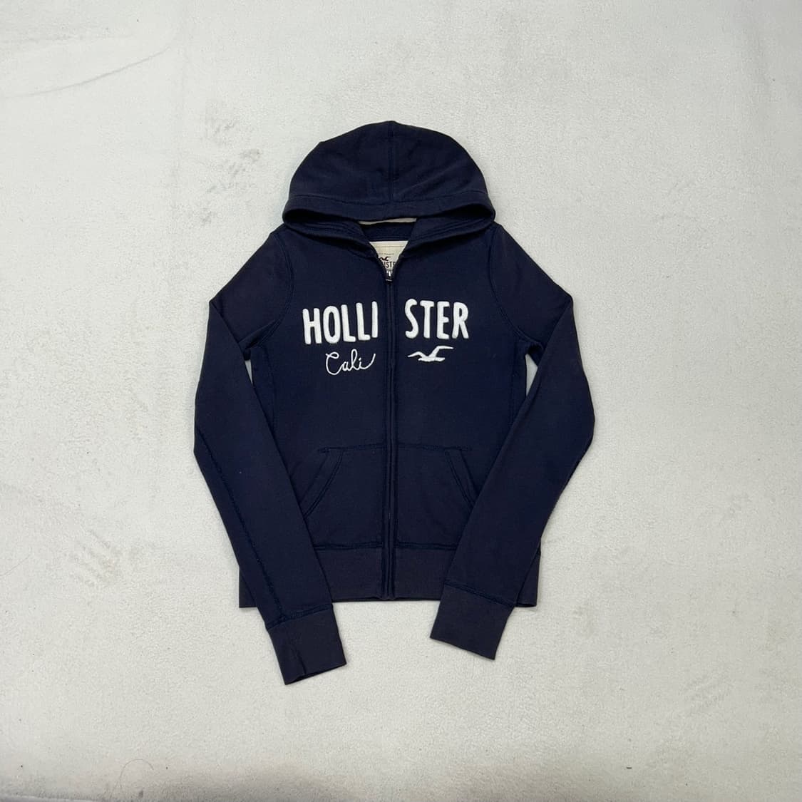 Hollister navy hood zip-up 상품이미지4