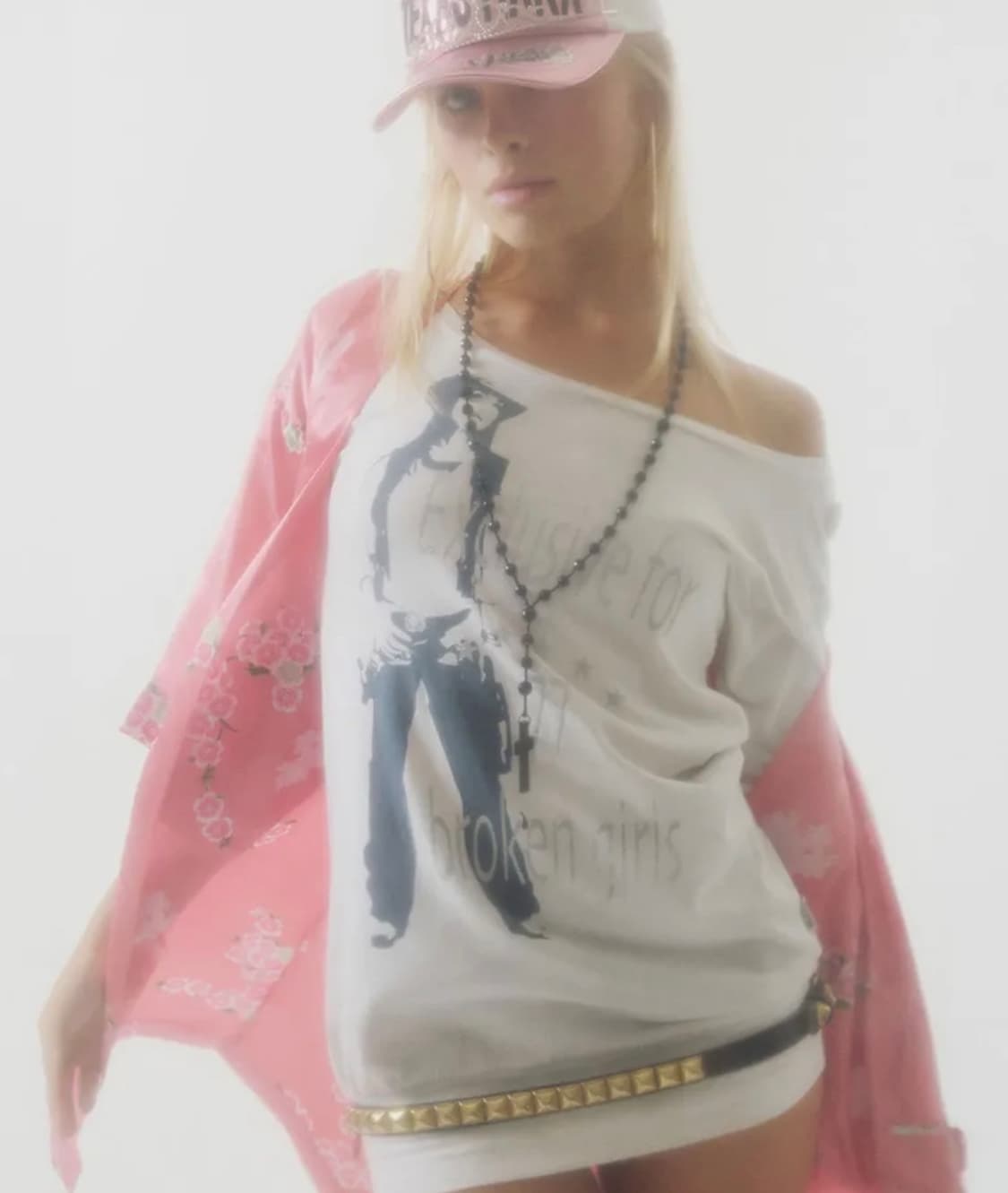 스컬프터 Broken Girls Roll Up Tee Dirty 상품이미지1