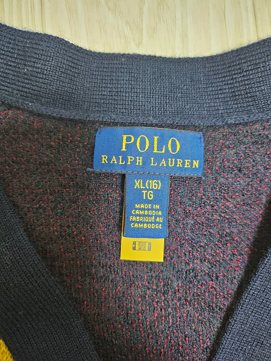 랄프로렌 아가일 패턴 가디건 키즈 상품이미지2