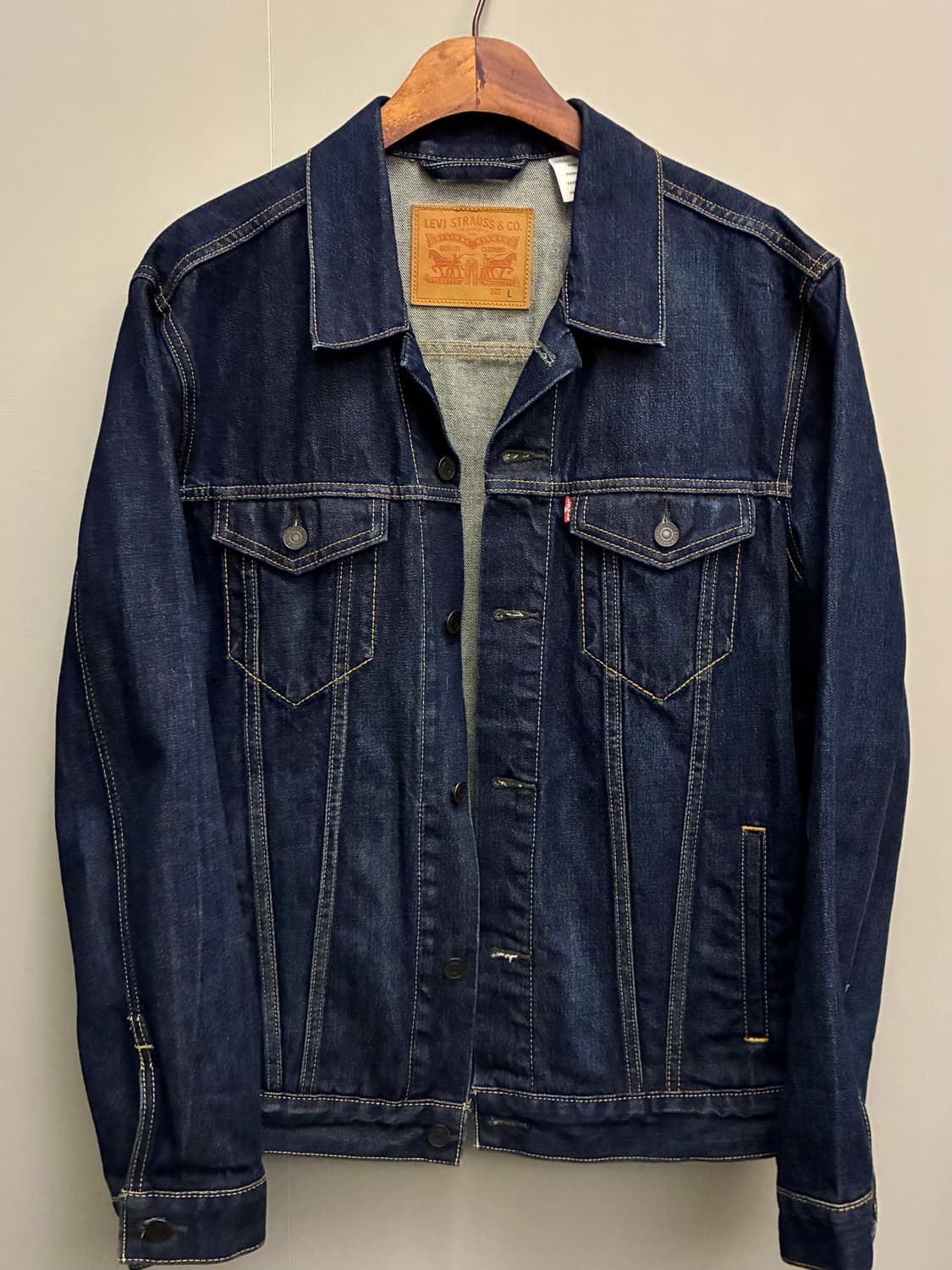 (L)리바이스 3세대 72334 진청 데님 트러커자켓 데님자켓 청자켓 상품이미지9