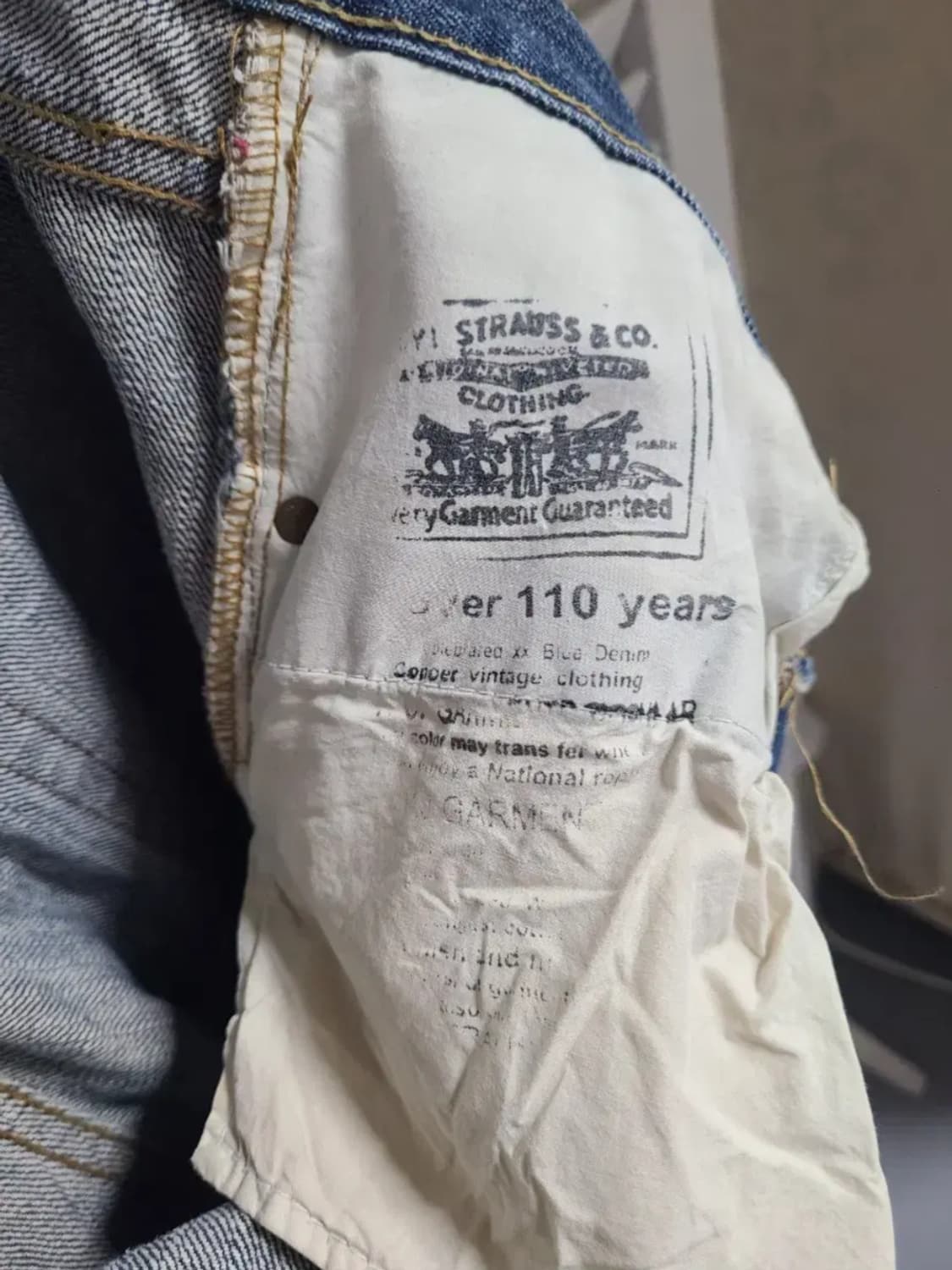 리바이스 90s USA 501XX 빅E 데님 팬츠 상품이미지3