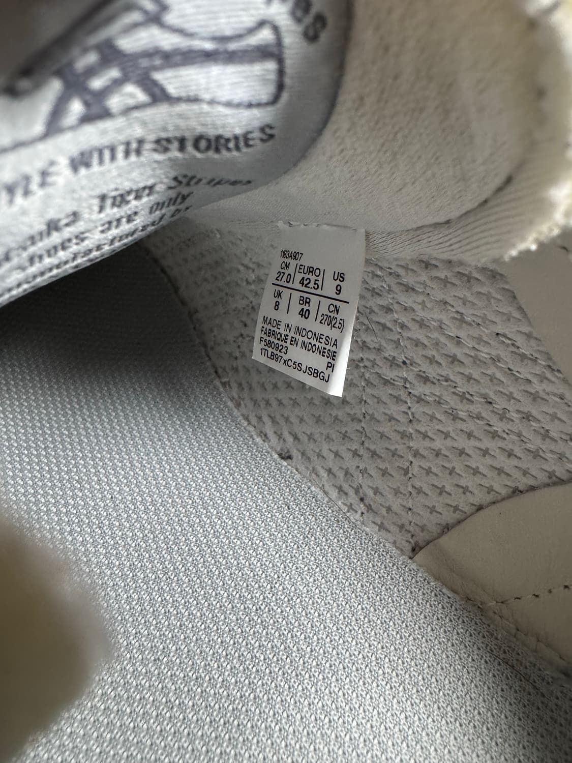 오니츠카타이거 토쿠텐 그레이 270 상품이미지4