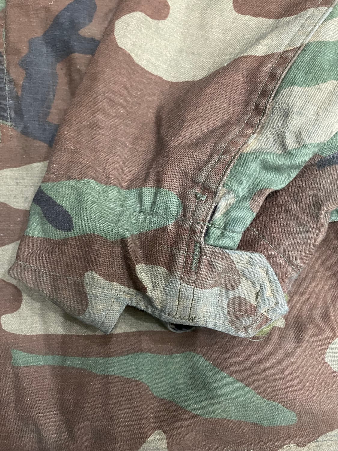 80s 미군 오리지널 M65 우드랜드 필드 자켓 SR 상품이미지6