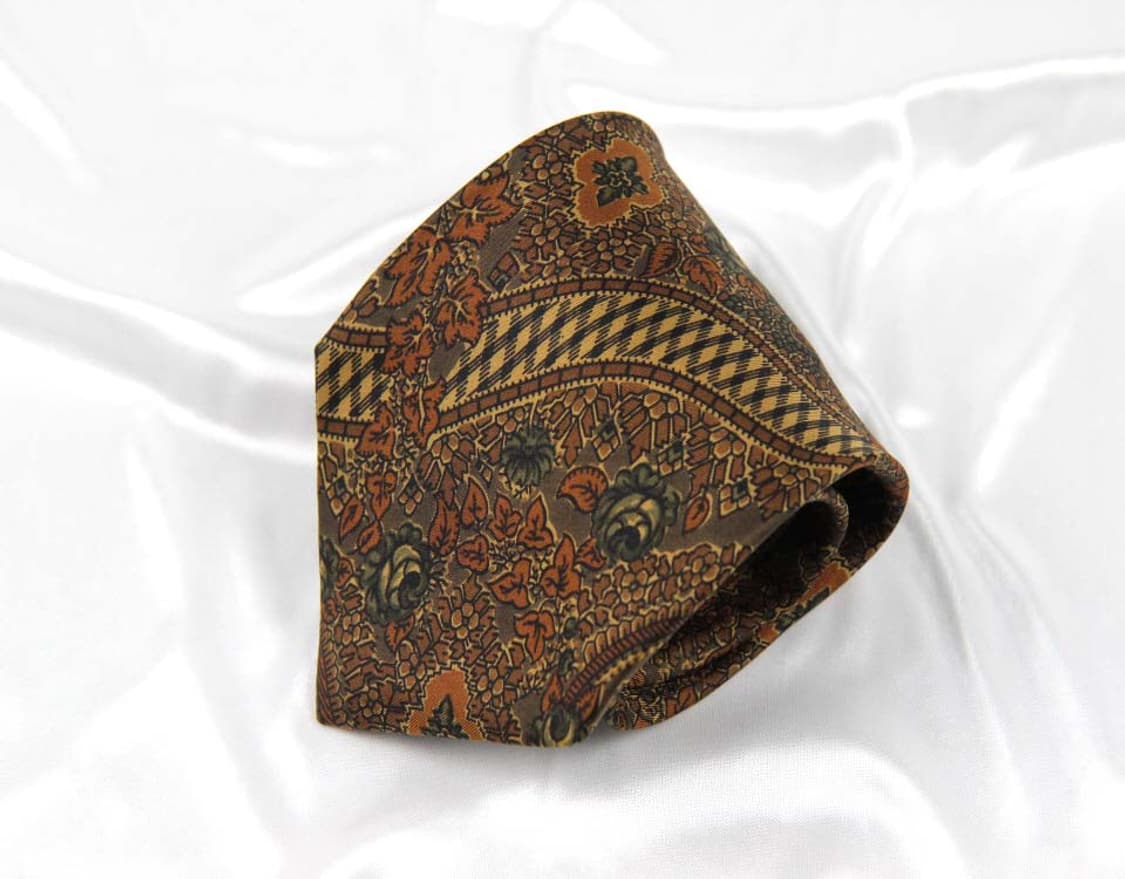 마리오 발렌티노 9.2cm A등급 페이즐리 남자 명품 넥타이 상품이미지1