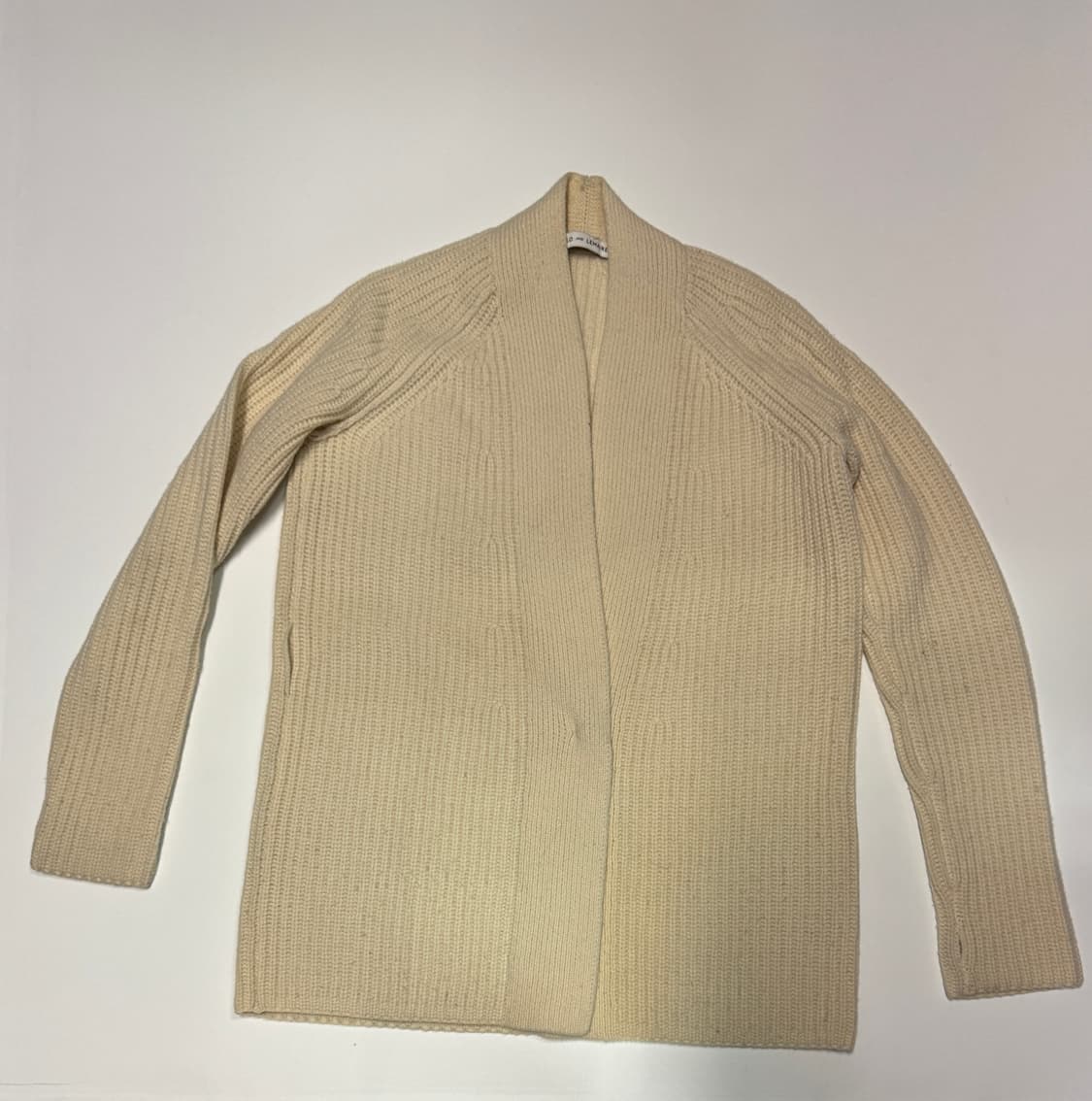 여성 유니클로 x 르메르 숄카라 울 가디건 M 상품이미지1