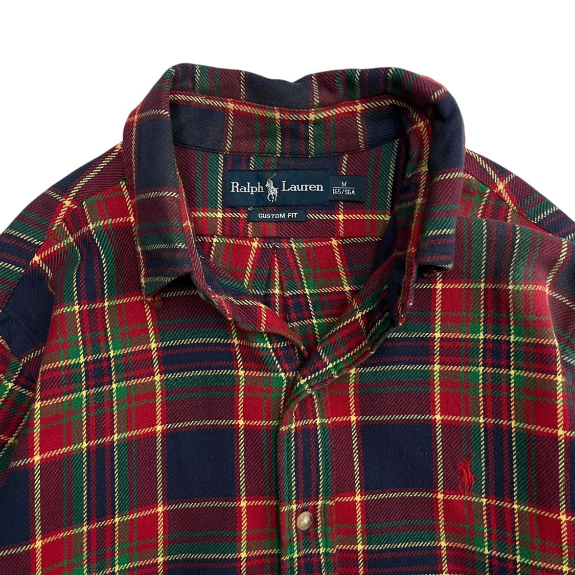폴로 랄프로렌 레드포니 타탄체크 셔츠 M 상품이미지5