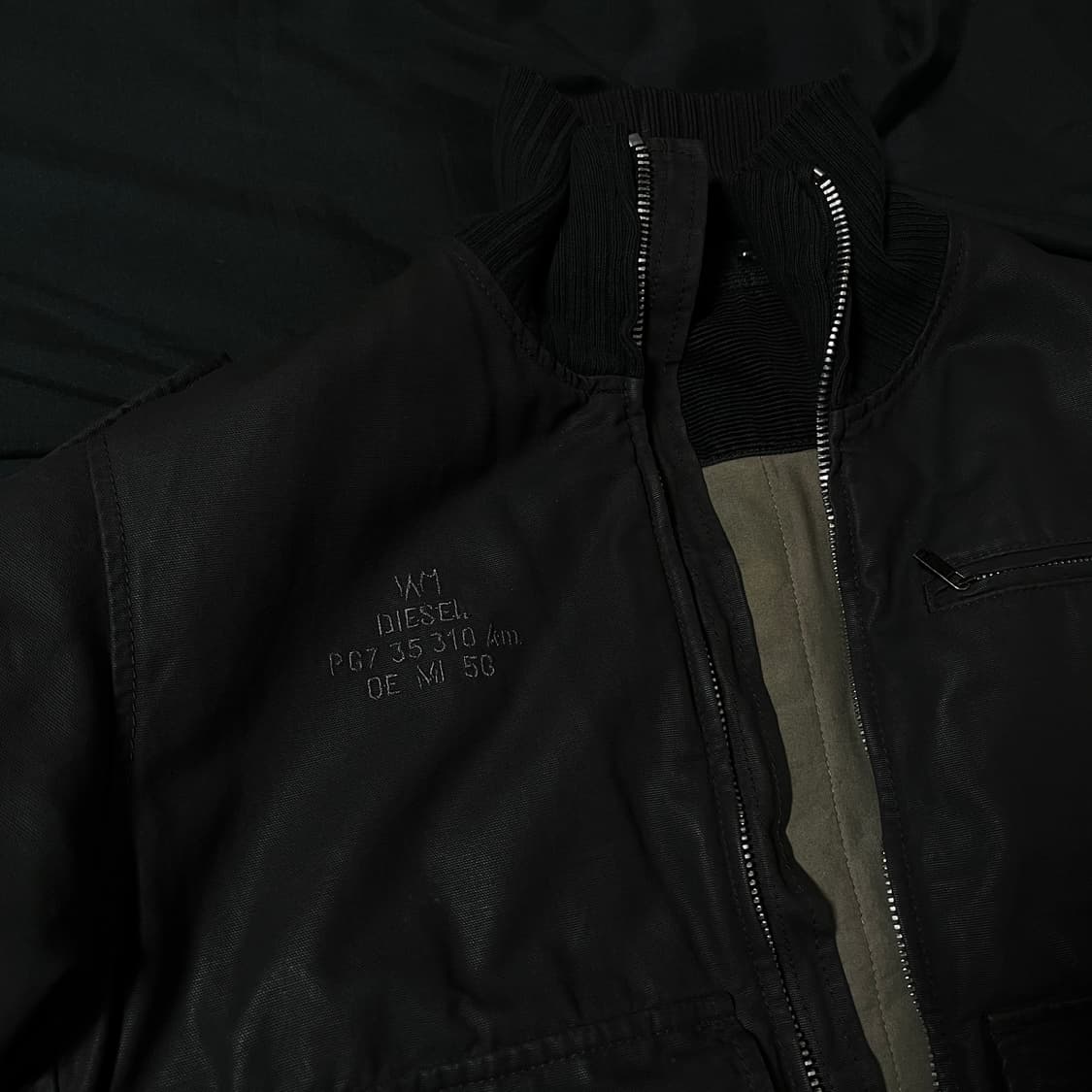 디젤 빈티지 왁스 코팅 하이넥 자켓 상품이미지3