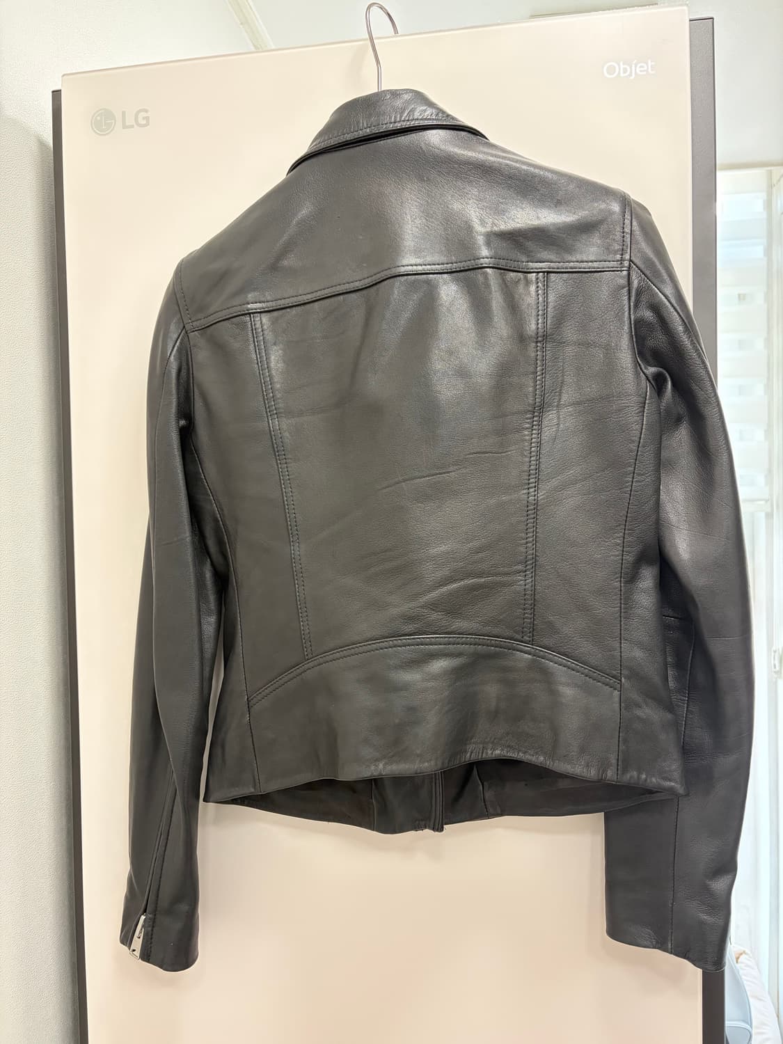 올세인츠 달비 바이커 가죽 라이더 자켓 상품이미지4