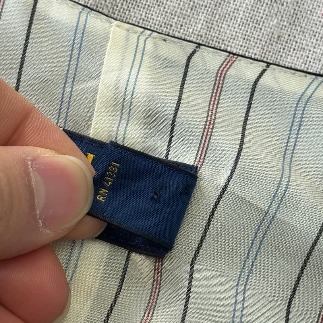 폴로랄프로렌 스트라이프 배색 베스트 10(90~95) 상품이미지8