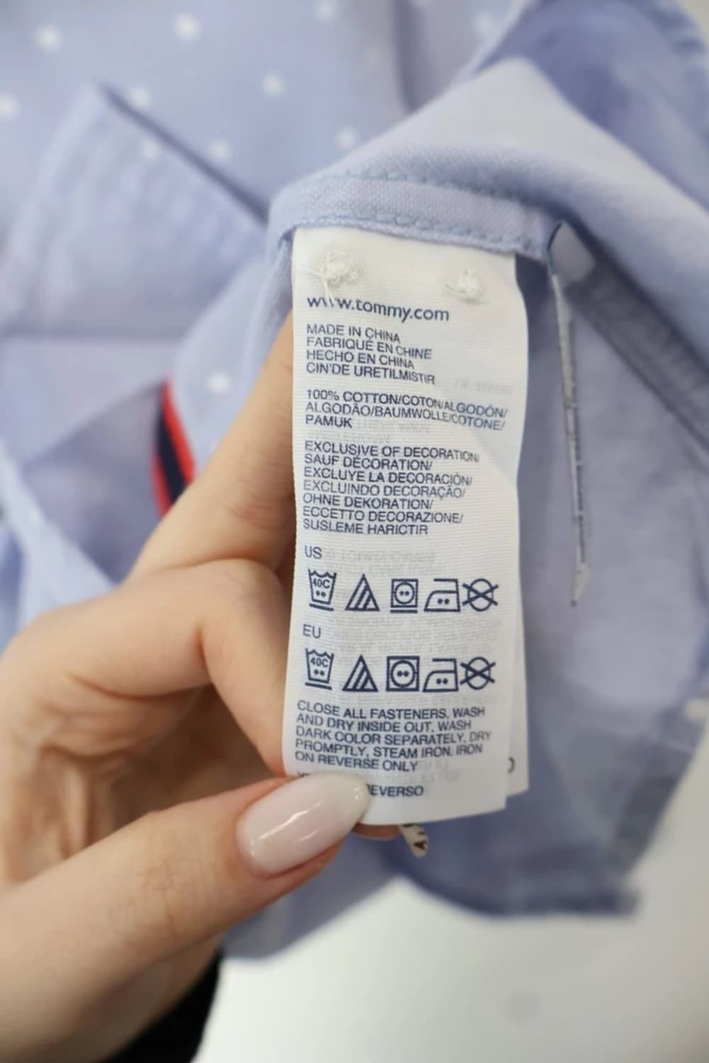 Tommy Hilfiger Dot Pattern Shirt 상품이미지5