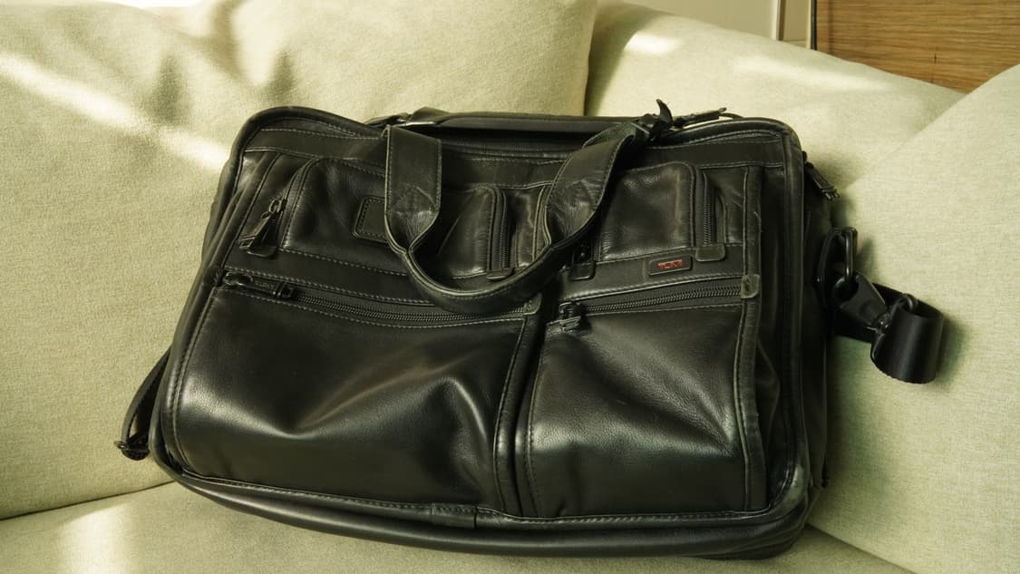투미 Alpha Leather Expandable Organizer Br 상품이미지8
