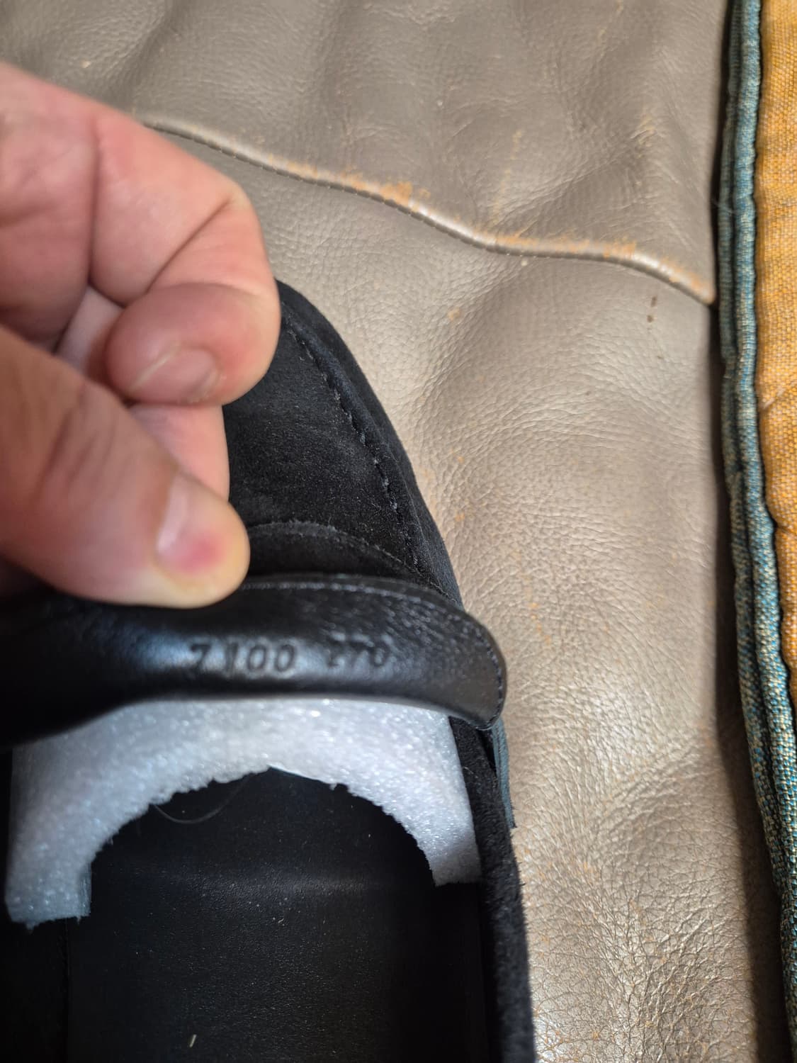 피렌체아뜨리에 남자 스웨이드 구두 270 상품이미지8