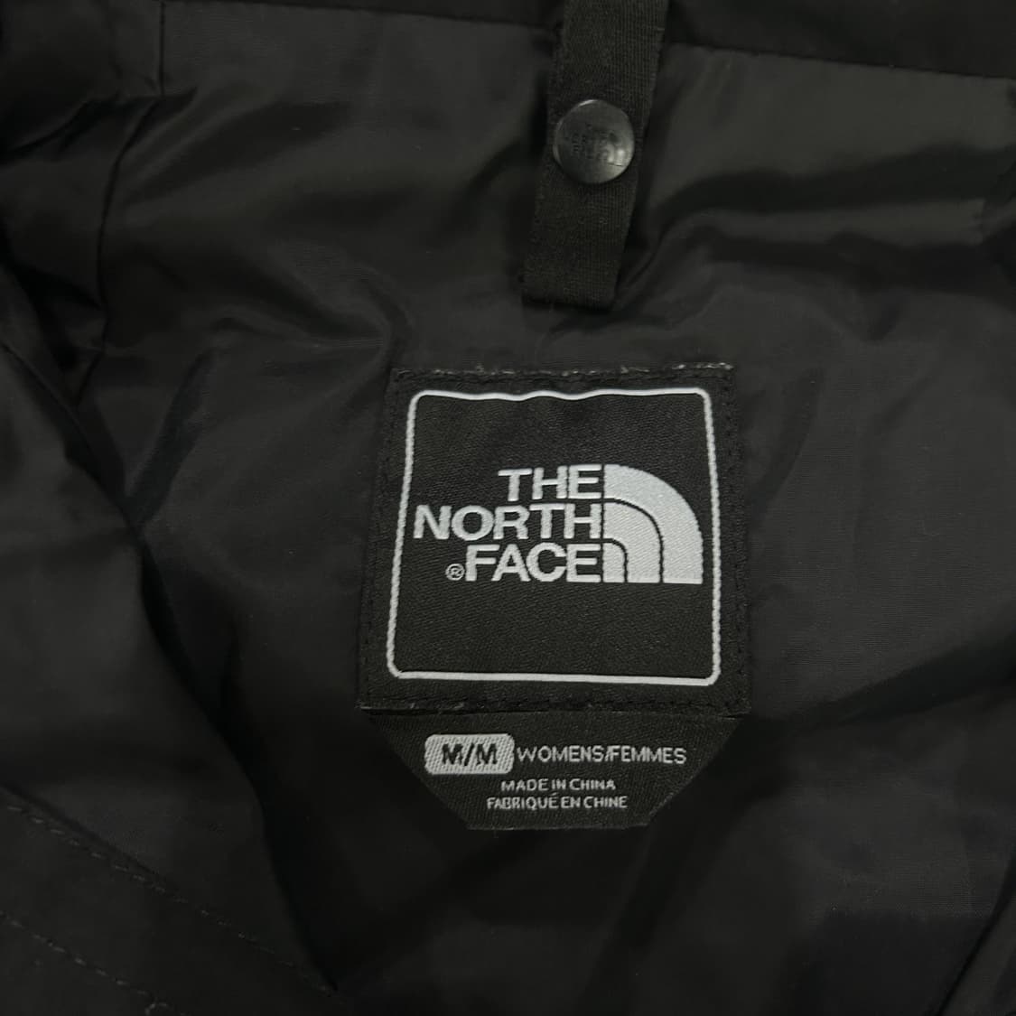 노스페이스 블랙 여성 후드 바람막이 m 상품이미지2