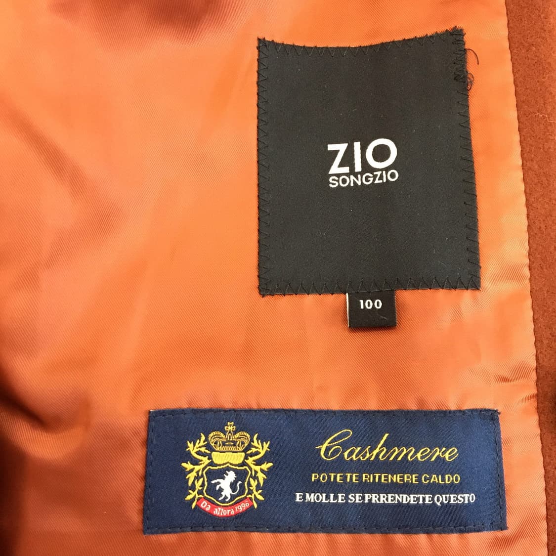 지오송지오 캐시미어 히든 더블코트 100  상품이미지7