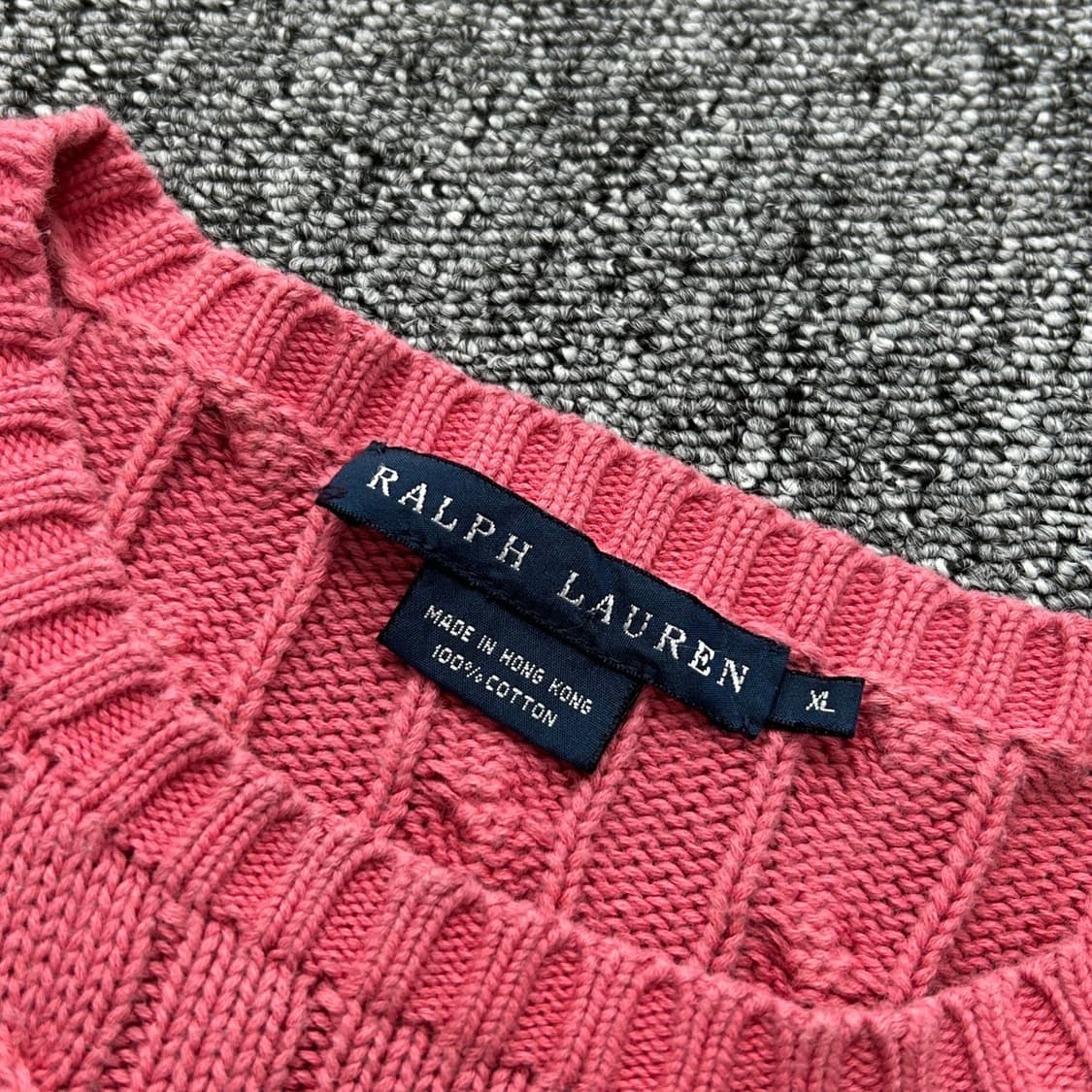 폴로 랄프로렌 핑크 케이블 코튼 니트 상품이미지7