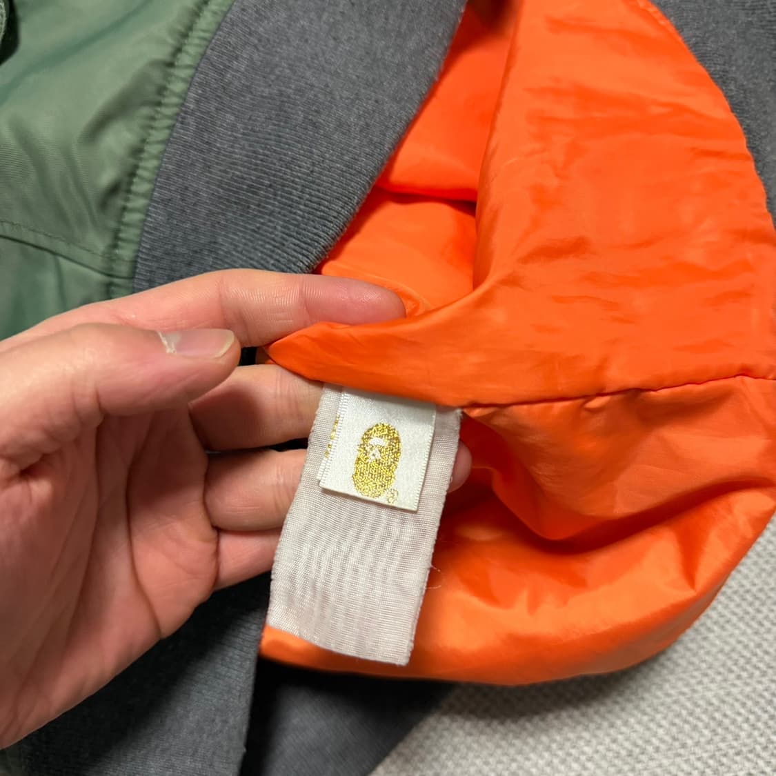 베이프 ma-1 샤크 항공 자켓 상품이미지7