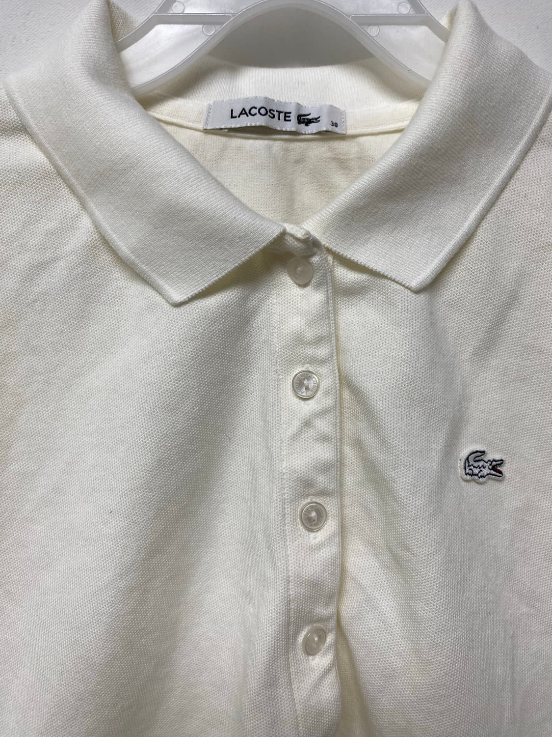 라코스테 여성용 PK 카라티 아이보리 38 상품이미지2