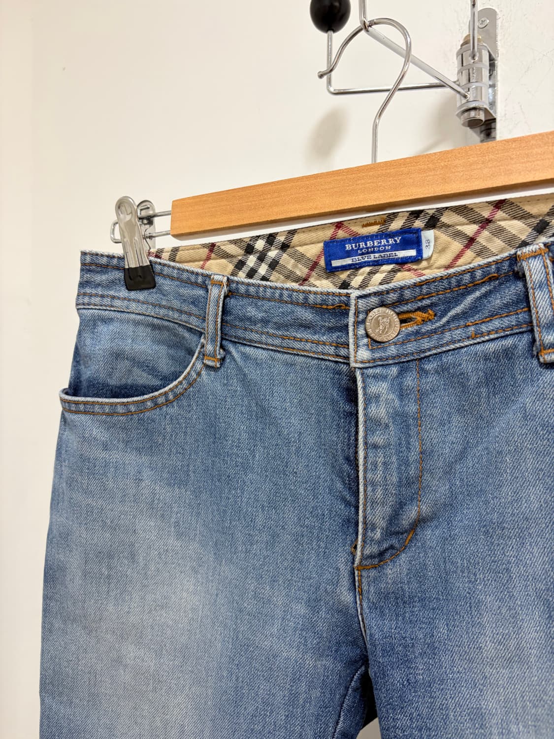 버버리 노바체크 데님 카프리 팬츠 상품이미지6