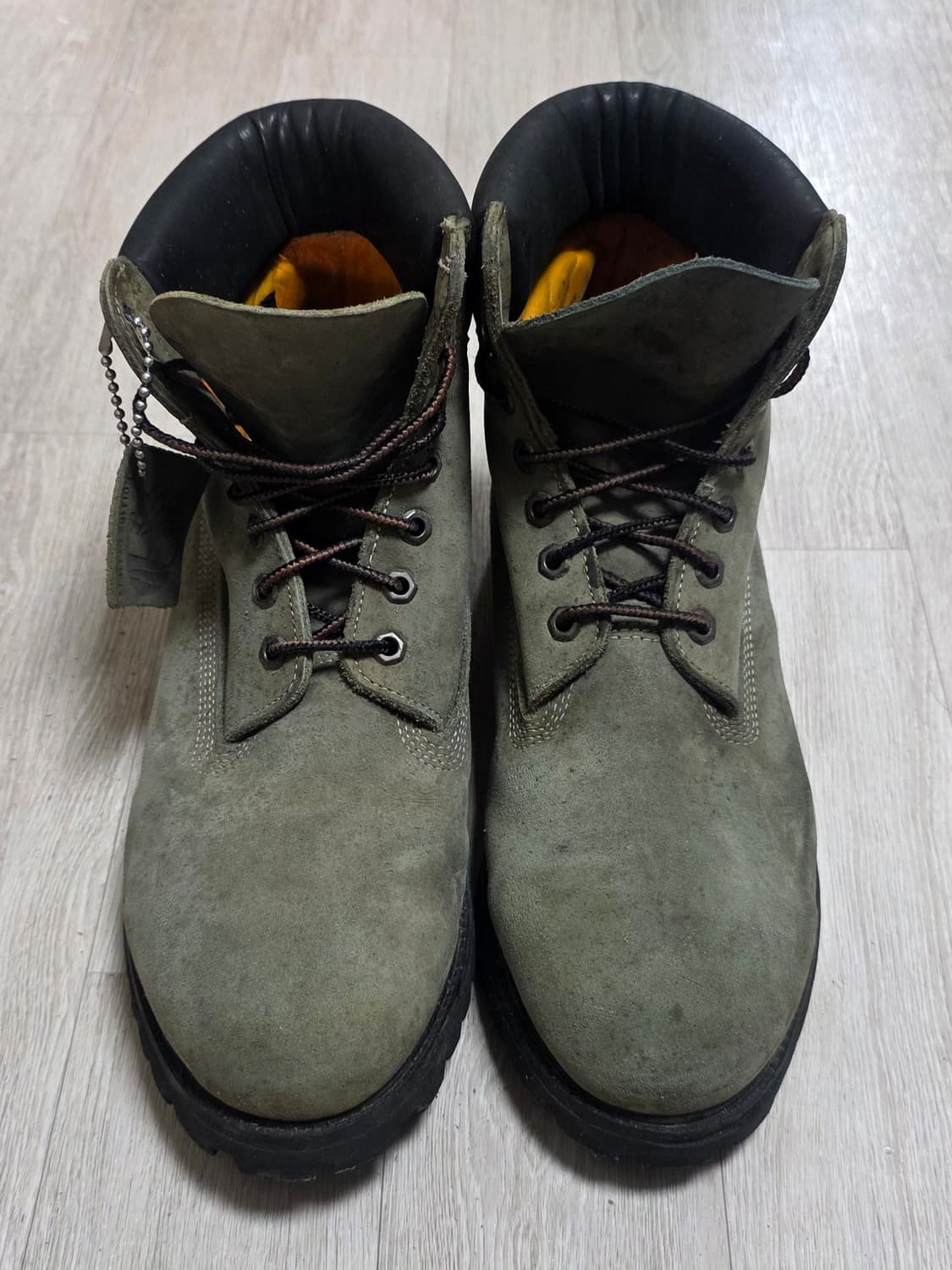 (290)팀버랜드 6인치 카키색 남성부츠 상품이미지2