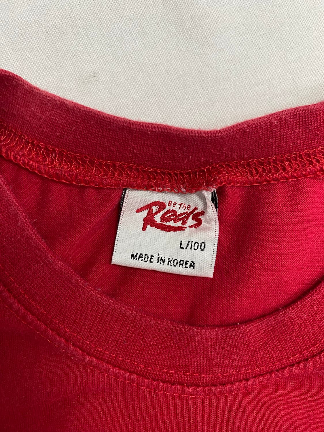 BE THE REDS 2002년 붉은악마 반팔 티셔츠 L <198> 상품이미지3