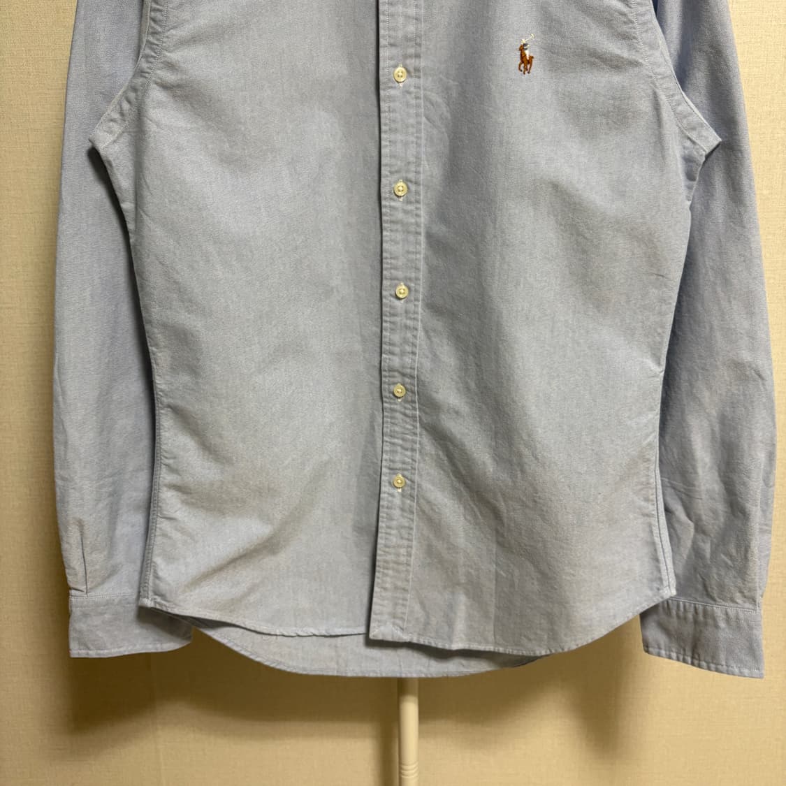 폴로 랄프로렌 슬림핏 옥스포드 셔츠 / 소라, M 상품이미지3