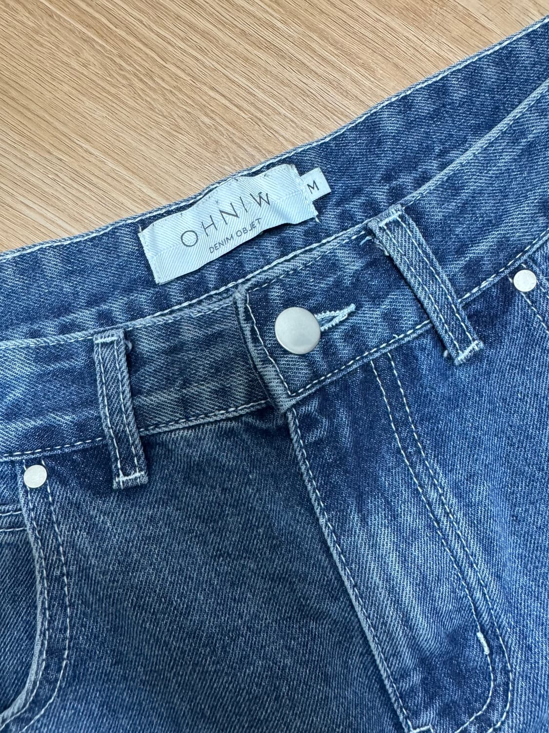 신치백 커브드 데님 팬츠 상품이미지4