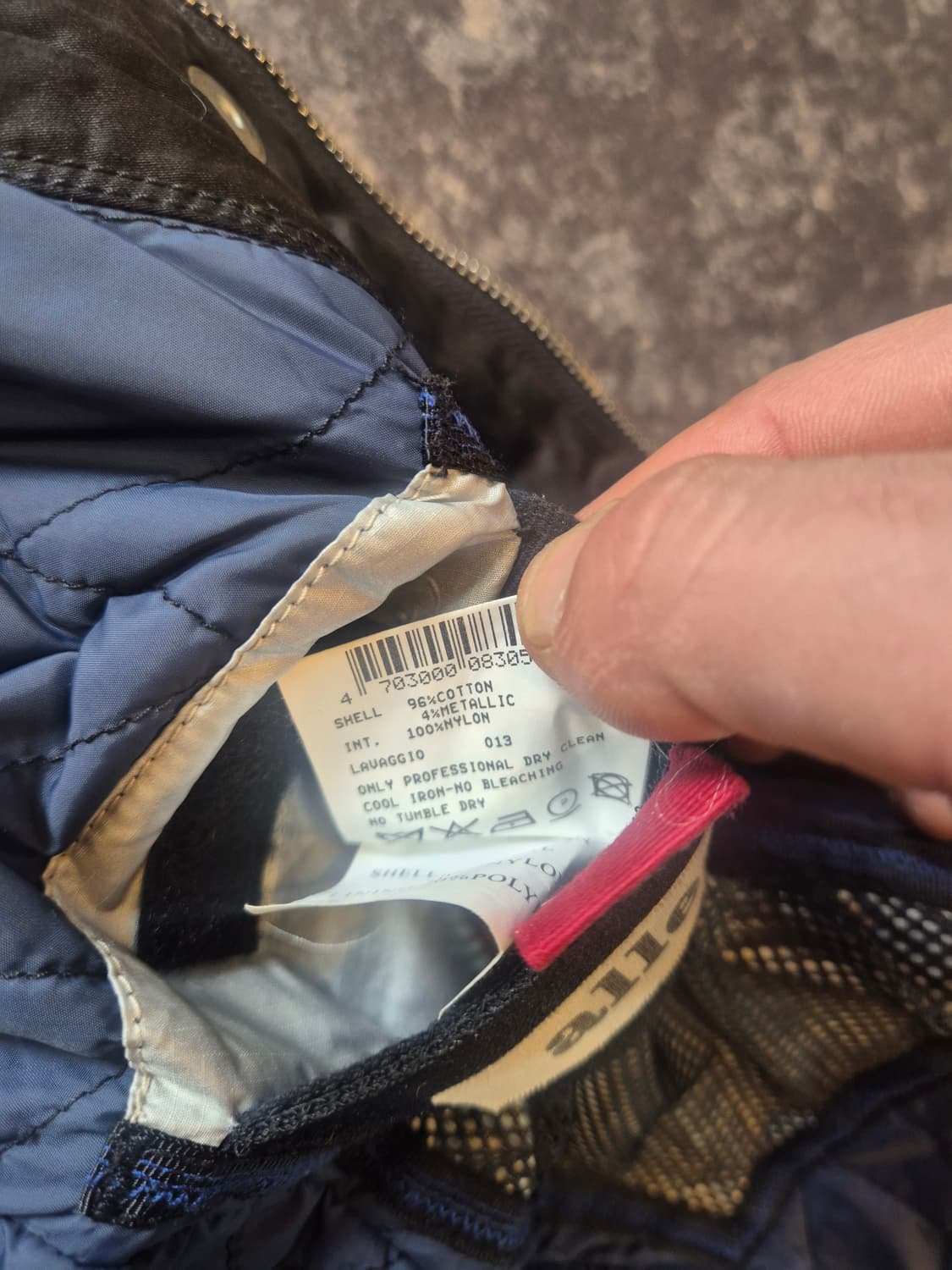 이탈리아#알레그리(#allegri)의 남성용 퀄팅 자켓 상품이미지6