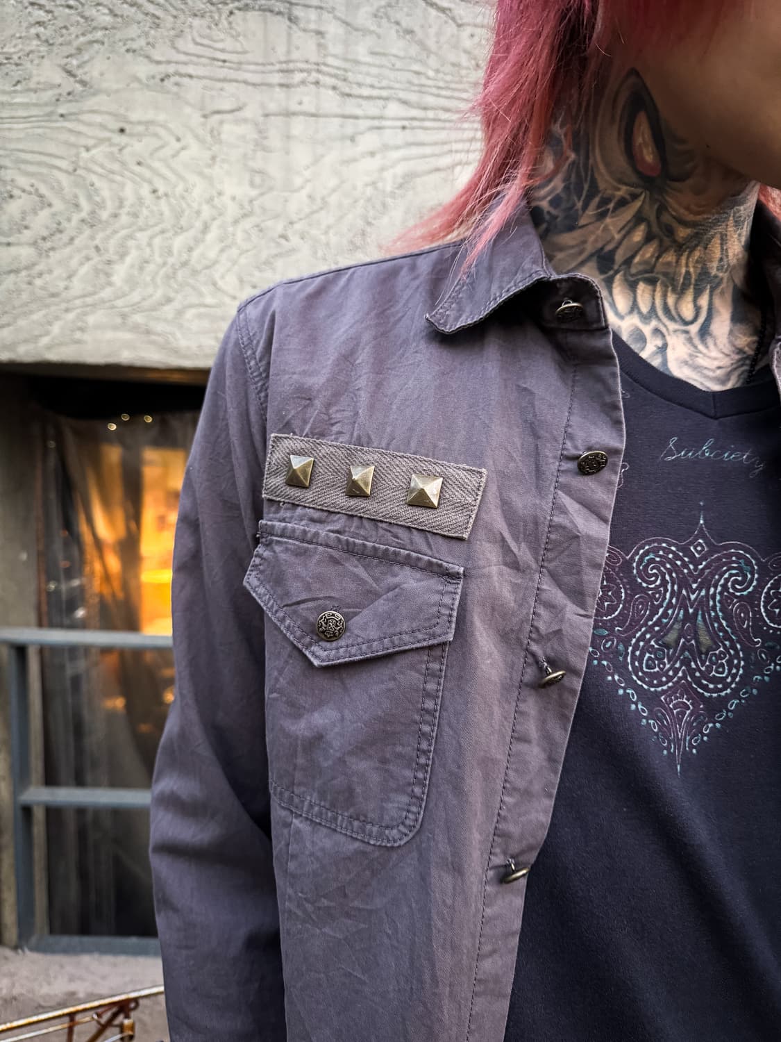 Military Mood Stud Shirt 상품이미지2