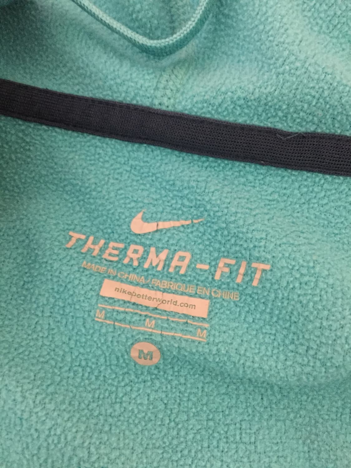 빈티지 나이키 민트후드집업 샵페어리 초코민트 라떼갸루  상품이미지3