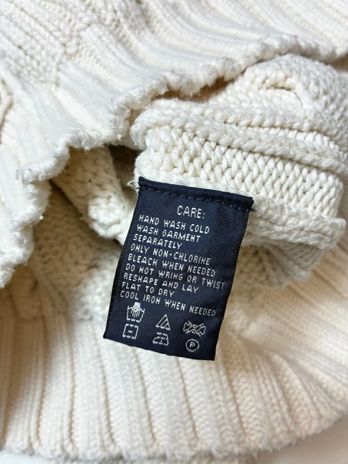 폴로 랄프로렌 00's 꽈배기 숏 니트 가디건 PN8075 상품이미지7