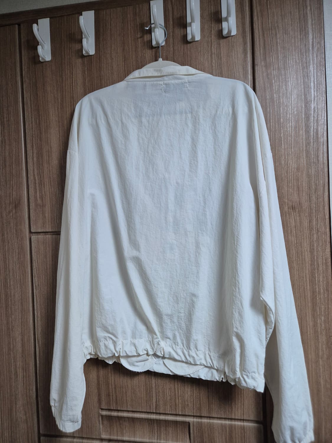 Unveiling USA 반집업 아노락 바람막이 화이트 상품이미지5