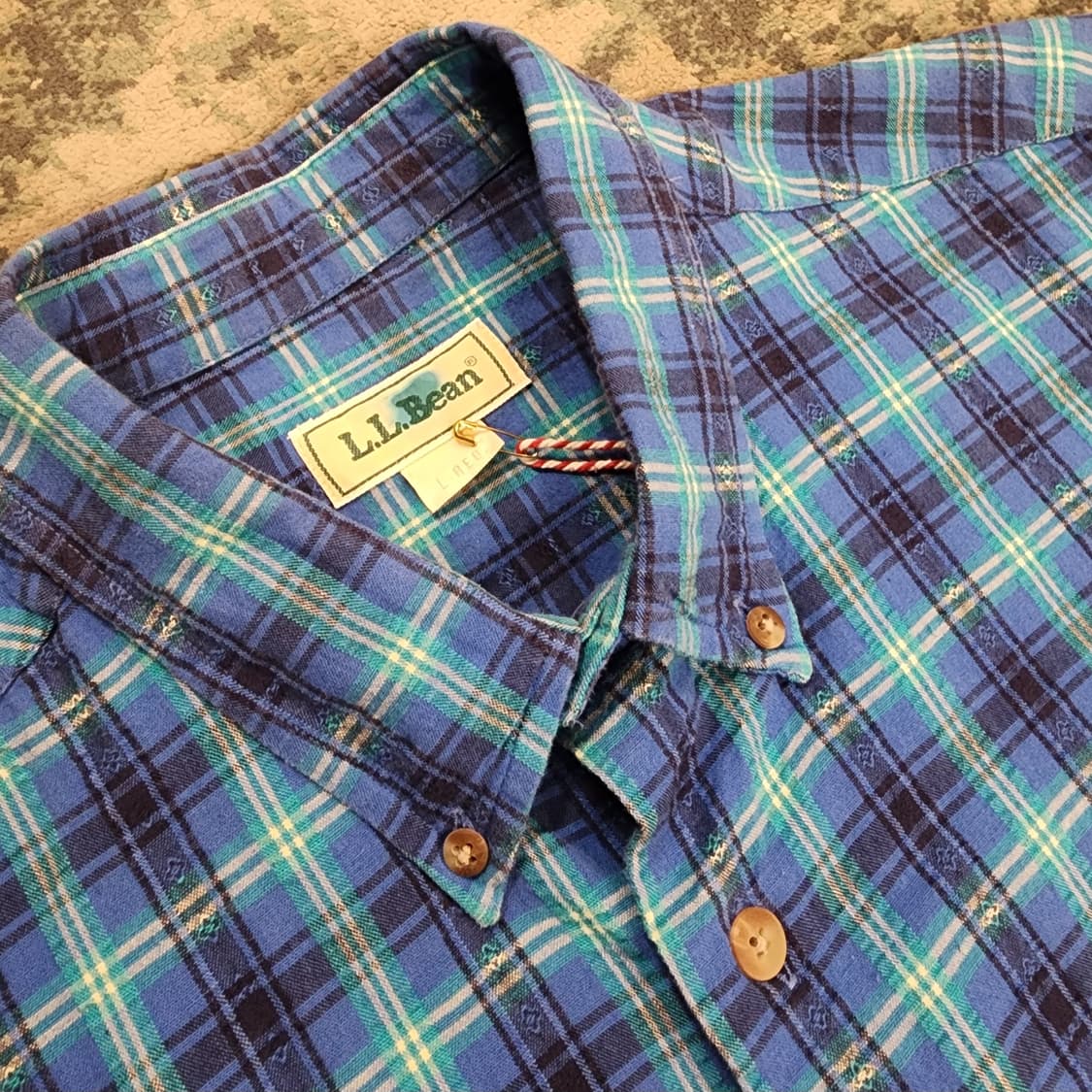 90s 제작 USA L.L.BEAN 반팔셔츠 상품이미지1