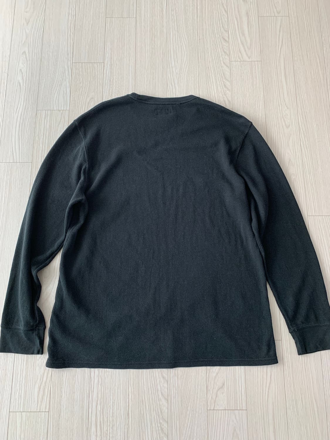 폴로 랄프로렌 블랙 와플 롱 슬리브 XL 상품이미지5