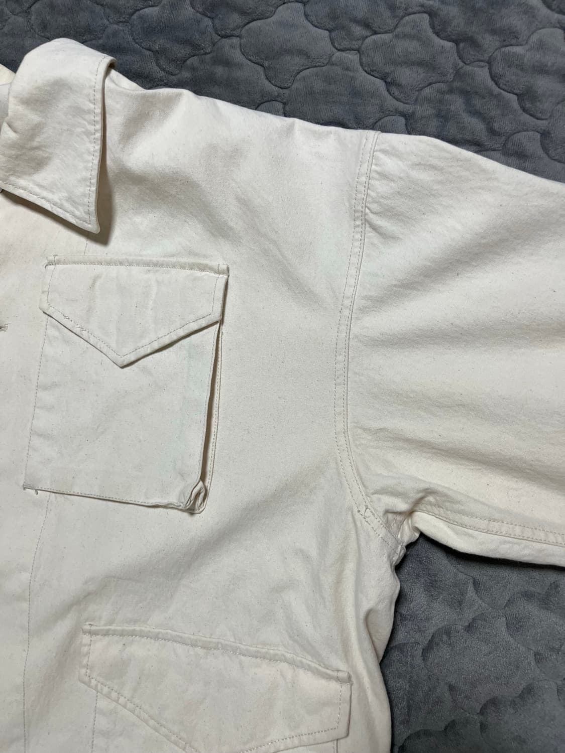 [OS] ISSUE THINGS 이슈띵스 Type 01 워크자켓 크림 상품이미지5