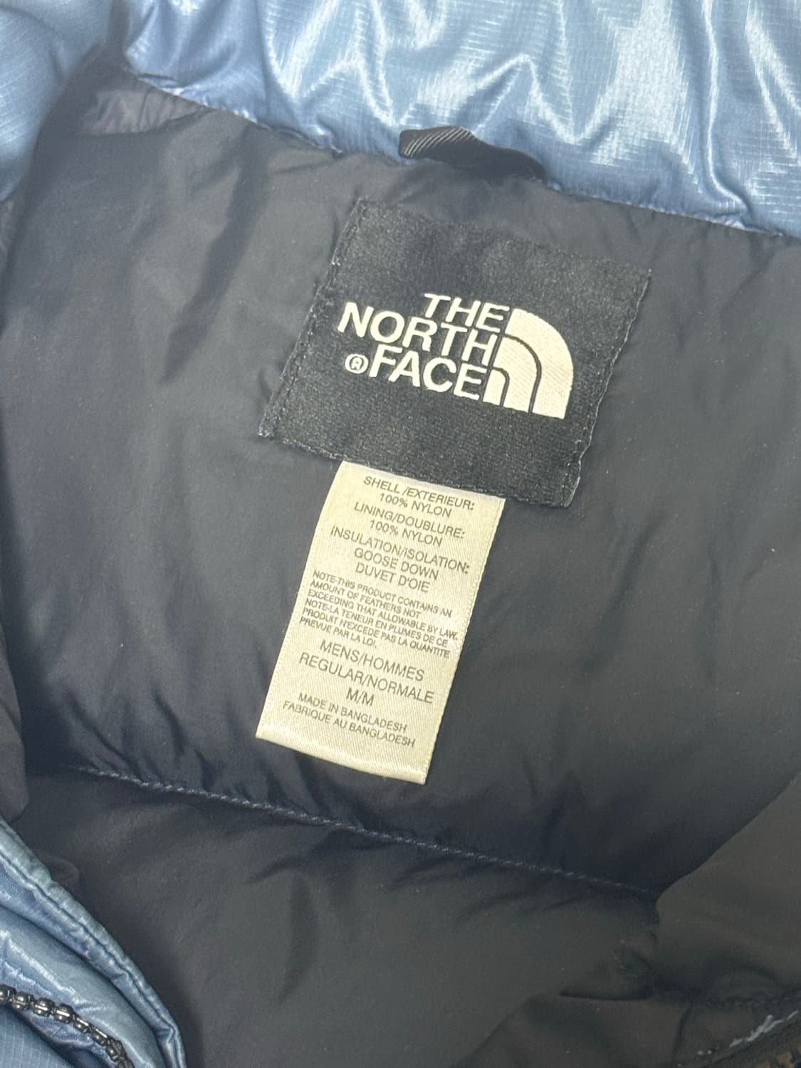 90s 노스페이스 빈티지 눕시 센터로고 패딩 상품이미지5