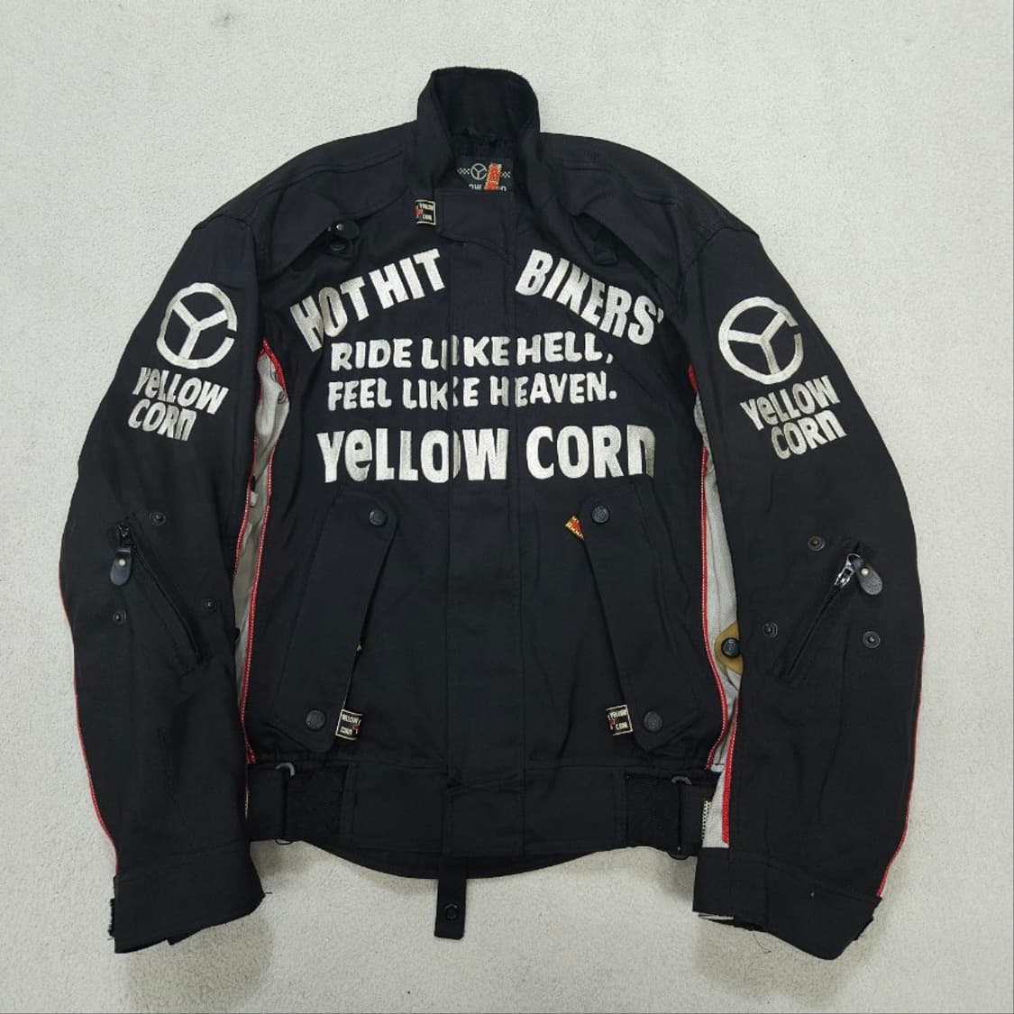 얠로우콘 모터사이클 자켓 상품이미지1