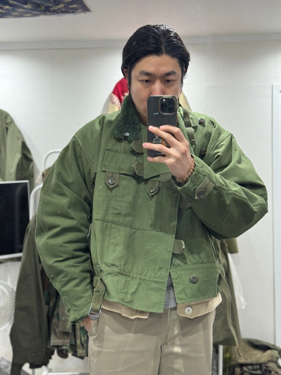 레어) 1961 스웨덴군 모터사이클 자켓 (54) 상품이미지9