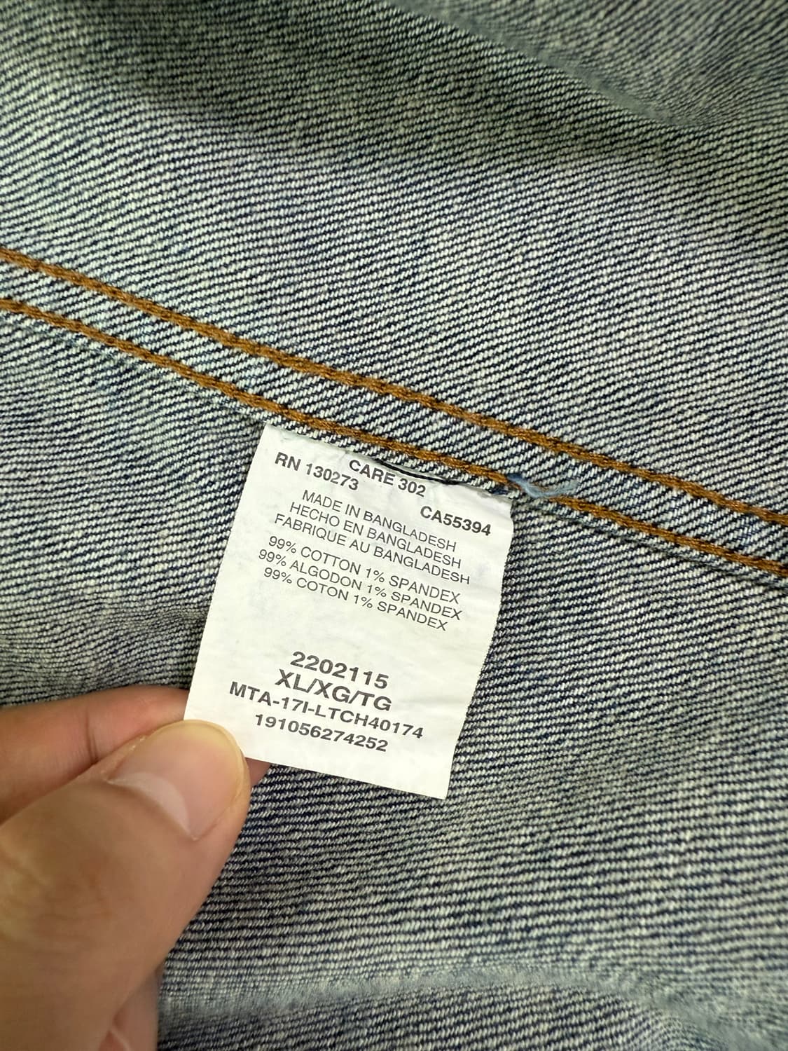 [XL] Lee 데님 자켓 상품이미지4