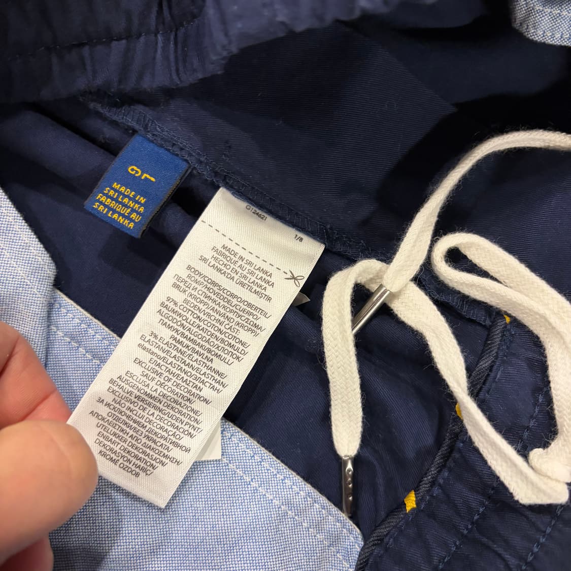 [L] 폴로 랄프로렌 프렙스터 네이비 반바지 멀티 자수 C738 상품이미지5