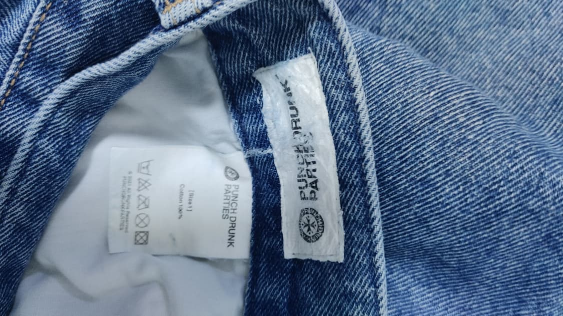 펀치드렁크파티즈 데님 1사이즈 상품이미지3