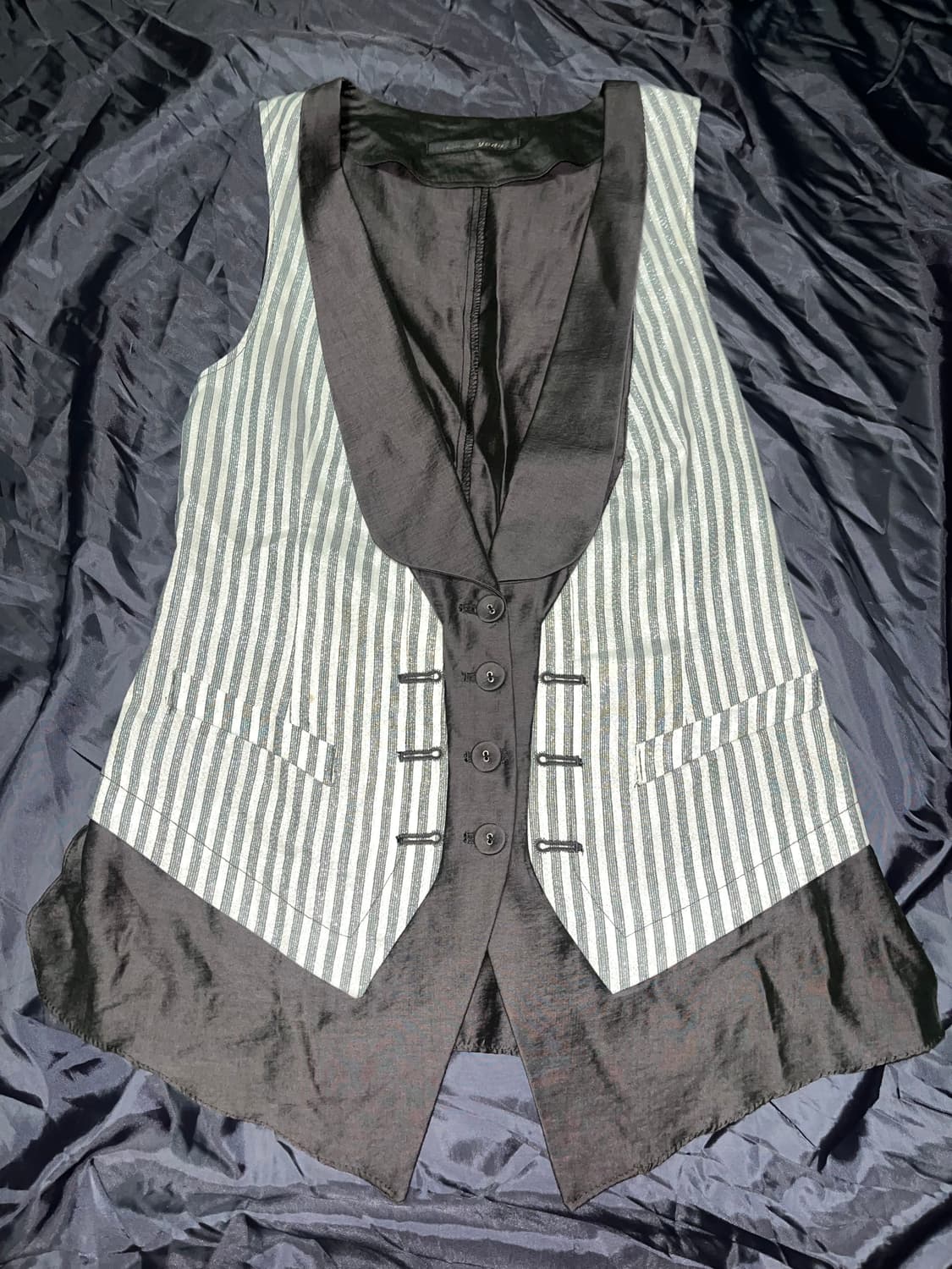 Y2k geek Vest 상품이미지1