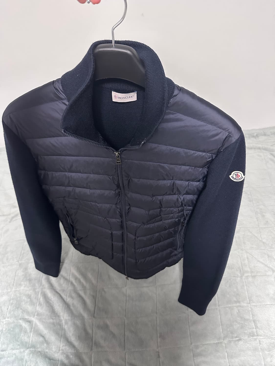 몽클레어 니트패딩 s사이즈 네이비 상품이미지1