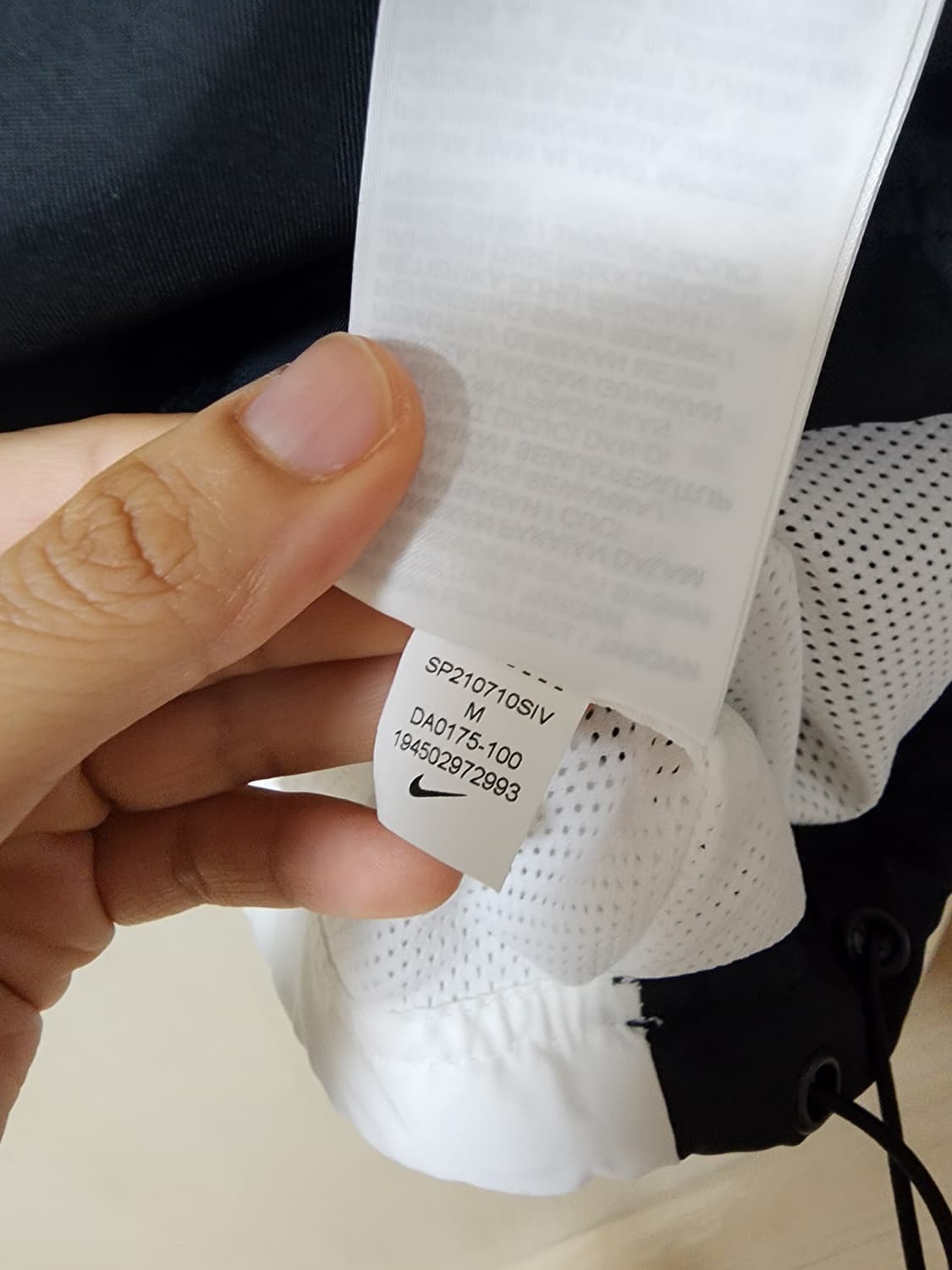 나이키 nsw 우븐 아노락 JDI 우븐 재킷 M (100) 상품이미지7