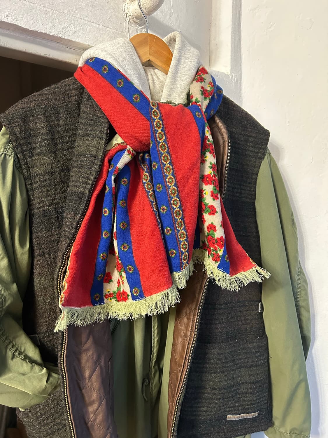 Vintage floral muffler 상품이미지4