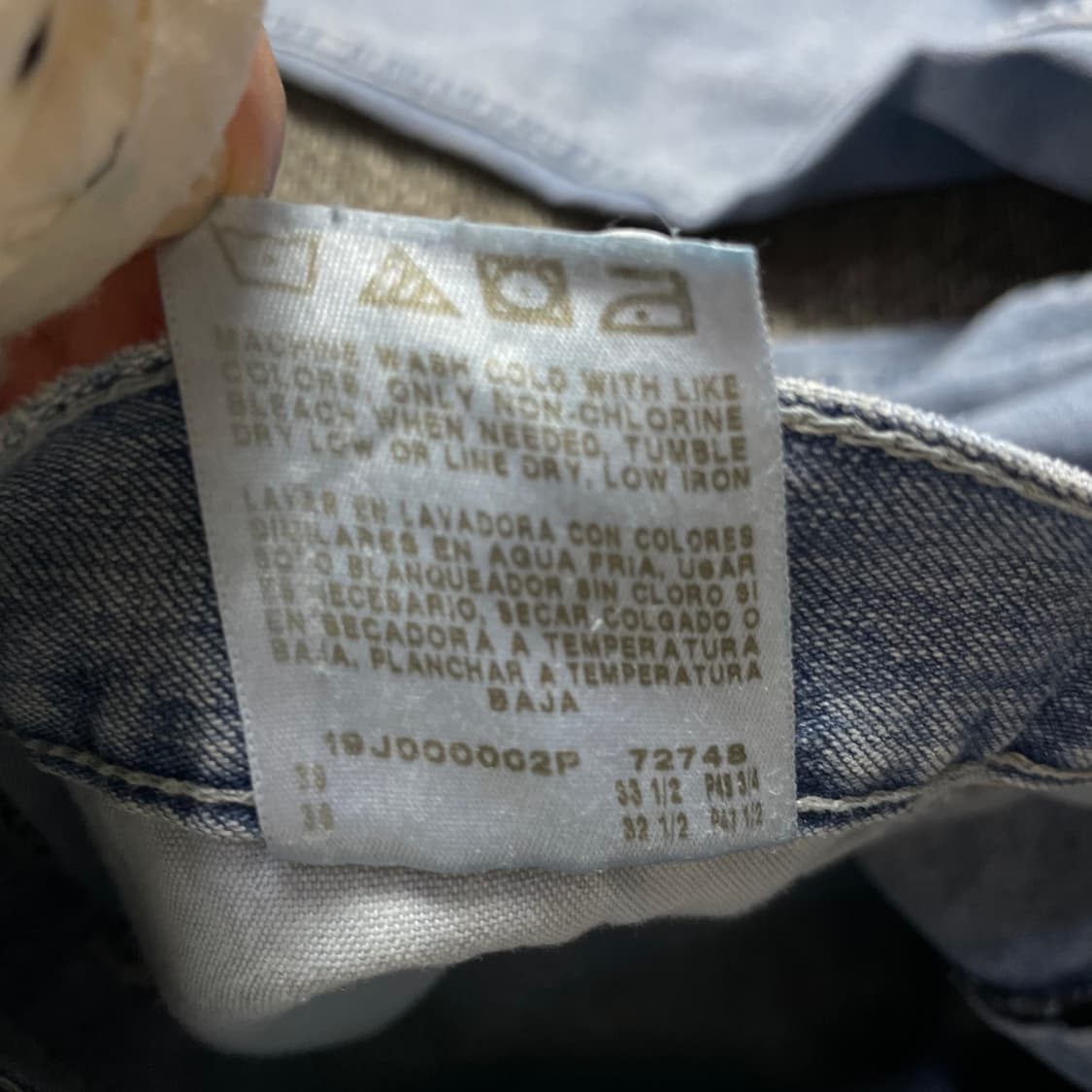 (36) Lee 리 연청 백카고 데님 팬츠 루즈핏 상품이미지7