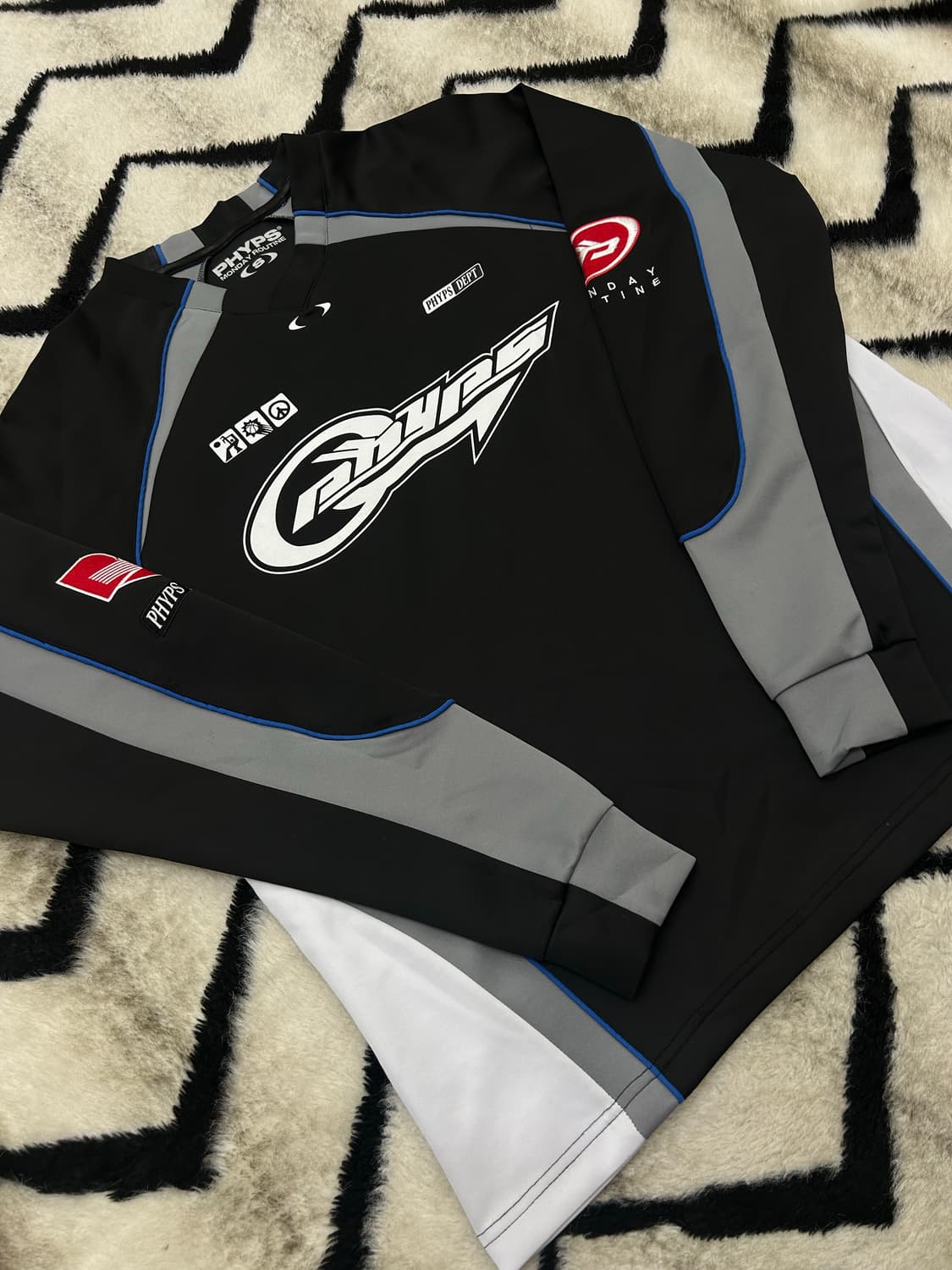 [S]Phyps 오버핏 매쉬 레글런 긴팔  상품이미지2